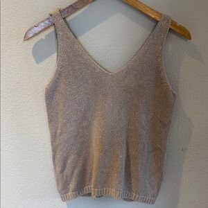 H&M Taupe Knit Top